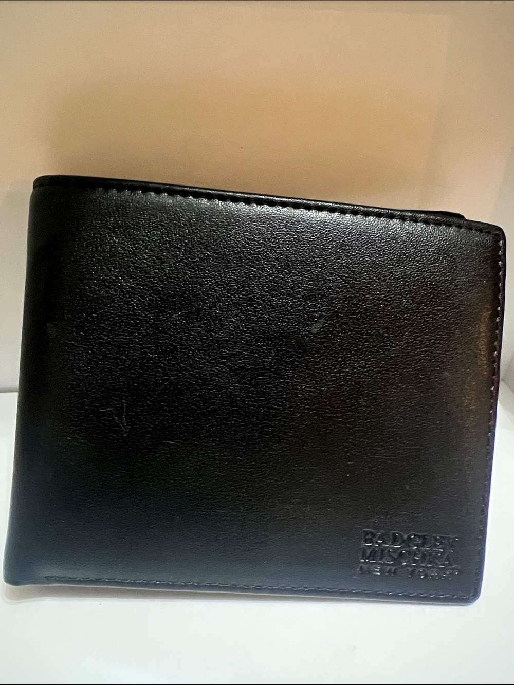 Badgley Mischka Black Leather wallet  Card & money Holder